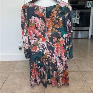 Floral Midi Dress - Multicolor